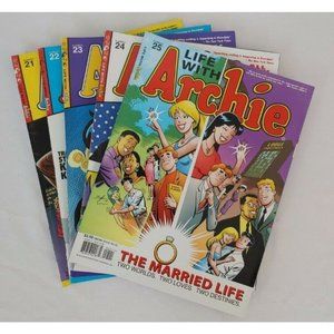 Life With Archie Magazine/Comic Lot Issues 21-25 The Married Life 2010 Series